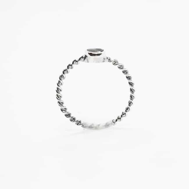 Paua Shell Sterling Silver Ring