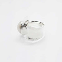 Fresh Water Mabe Pearl Sterling Silver Ring