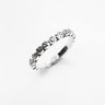 Sterling Silver Stackable Rose Band Ring