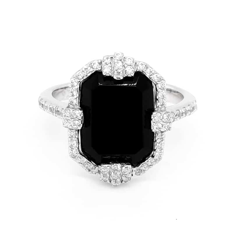 Onyx Vintage Silver Ring