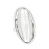 Shield Modern Silver Ring