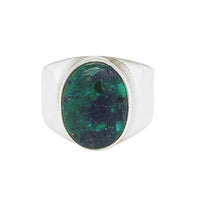 Azurite Sterling Silver Ring