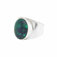 Azurite Sterling Silver Ring
