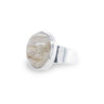 Golden Rutilite Sterling Silver Ring
