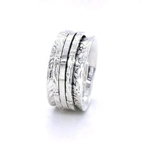 Liquid Metal Meditation Spinning Ring