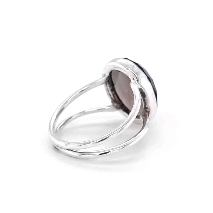 Smoky Quartz Sterling Silver Ring