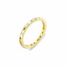 Ruby Pink CZ Star Fine Band Ring