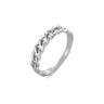Sterling Silver Chain Feature Ring