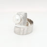Fresh Water Pearl Sterling Silver Twist Ring