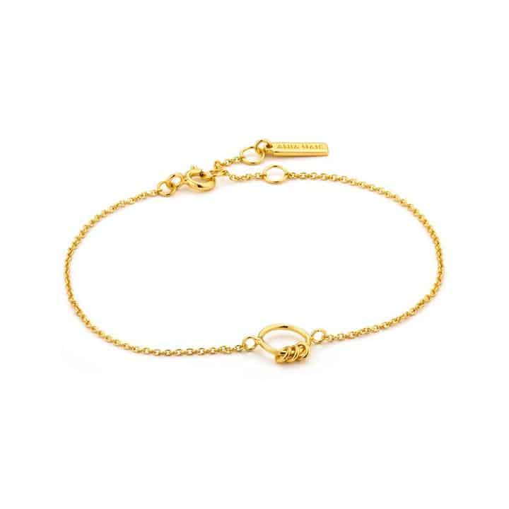 Modern Circle Bracelet Gold