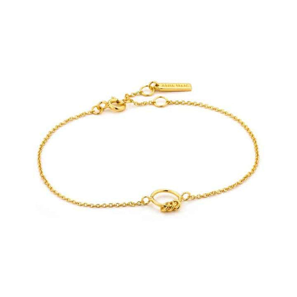 Modern Circle Bracelet Gold