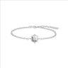 Silver Colour-Block Mother of Pearl Star Bracelet