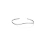 Silver Wave Cuff Bracelet