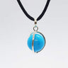 Blue Howlite Ball Pendant