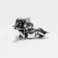 Dachshund Puppy Silver Necklace