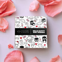 Sanrio Precious Metal Hello Kitty Stud Earrings Yellow Gold