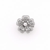 Faux Pearl Flower Small Support Brooch