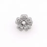 Faux Pearl Flower Small Support Brooch