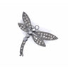 Small Dragonfly Black Brooch