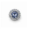 Crystal Small Support Brooch Tanzanite