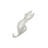 Silver Colour Cat Brooch