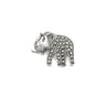 Marcasite Elephant Silver Brooch