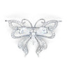 Crystal Butterfly Brooch