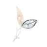 White and Black Mother of Pearl Brooch