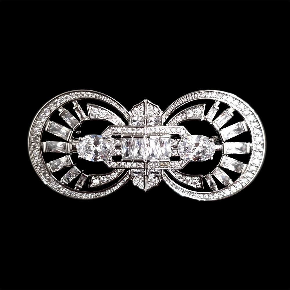 Crystal Vintage Style Brooch