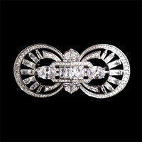 Crystal Vintage Style Brooch