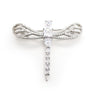 Crystal Dragonfly Brooch