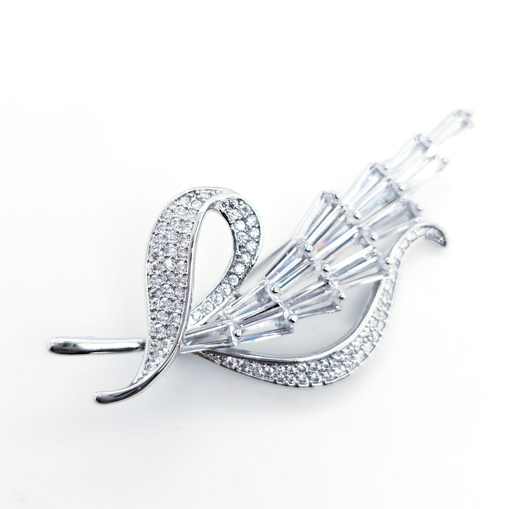 Crystal Vintage Bouquet Brooch