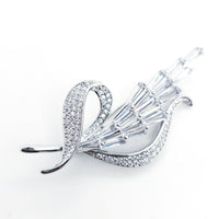 Crystal Vintage Bouquet Brooch