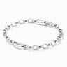 Charm Bracelet with Connect Link Silver