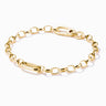 Charm Bracelet with Connect Link Gold