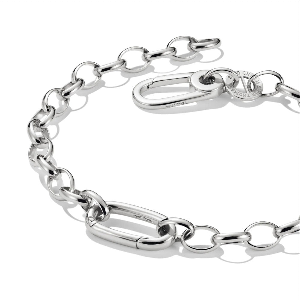 Charm Connect Bracelet Premium Alloy Fine Silver Plated
