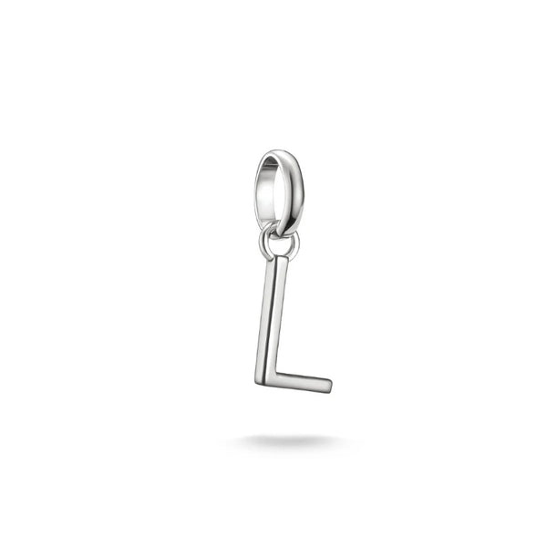 Connect Charm Letter L Silver