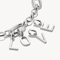 Connect Charm Letter L Silver