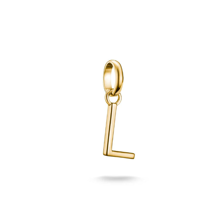 Connect Charm Letter L Gold