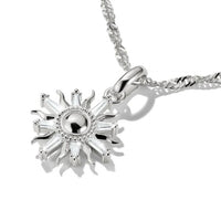 Connect Charm sun with stones silver