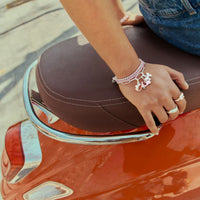 Connect Charm Crown with Stones Silver