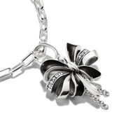 Connect Charm Black Bow