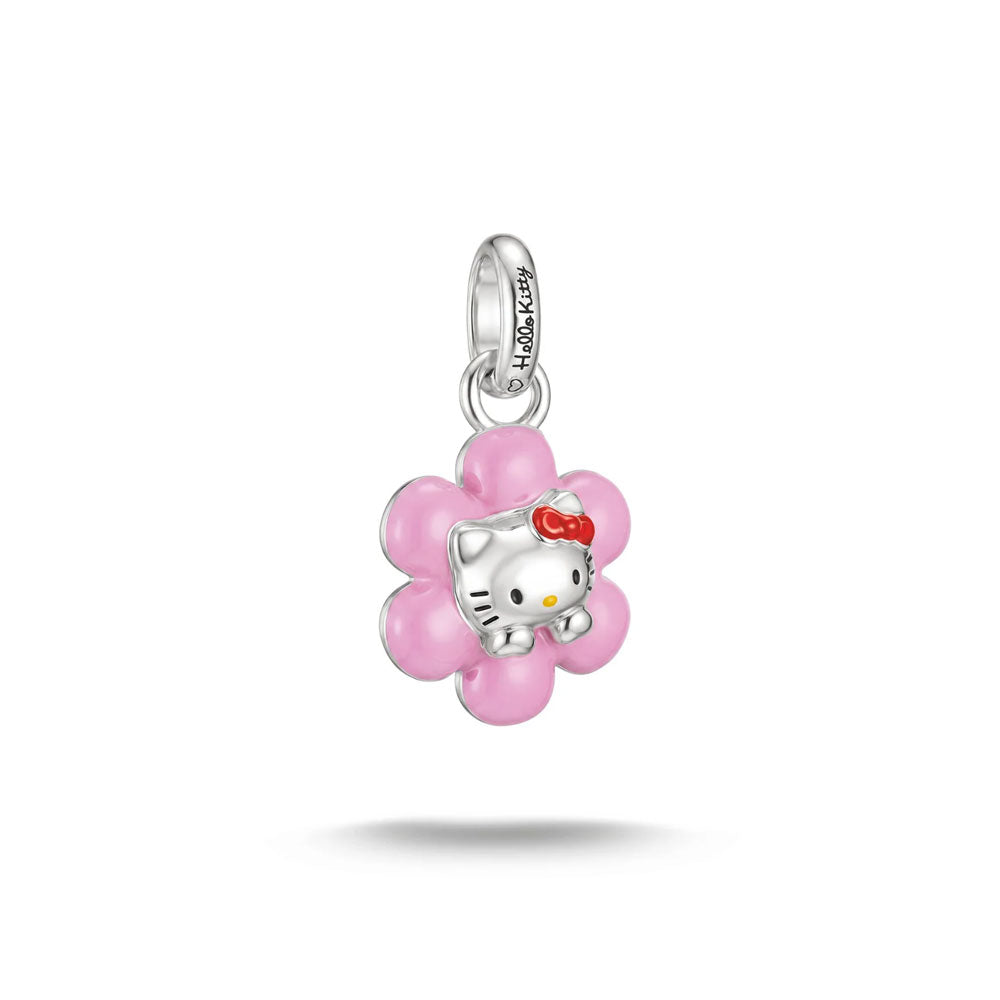 Hello Kitty Charm Pink Flower