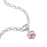 Hello Kitty Charm Pink Flower