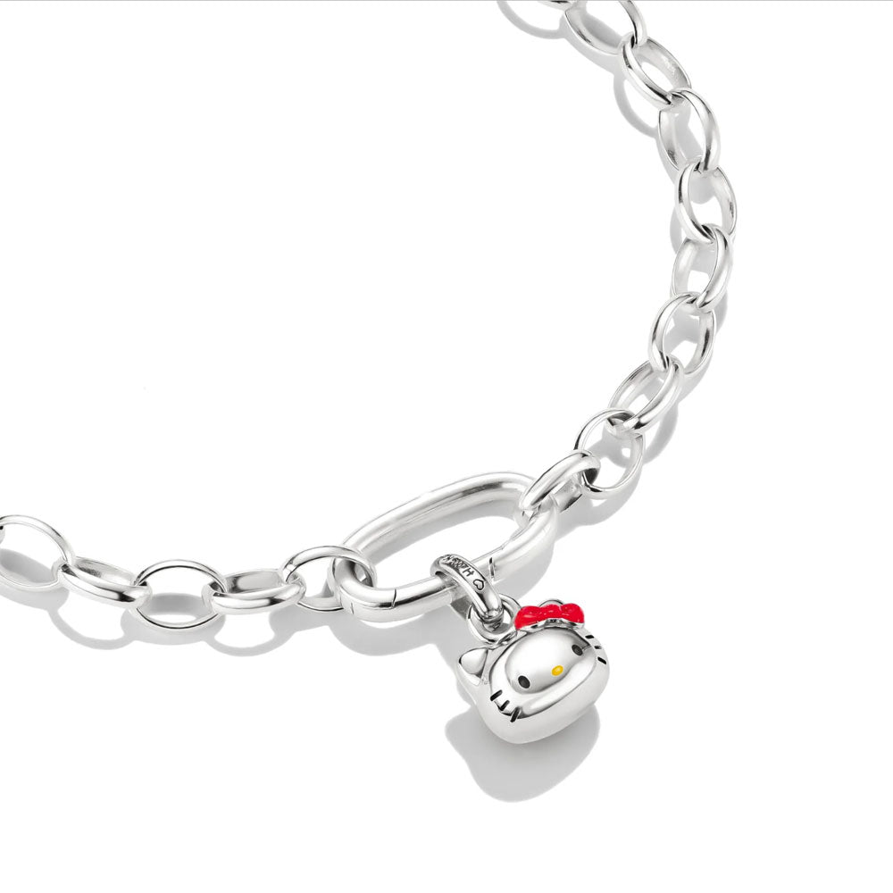 Hello Kitty Charm with Red Bow