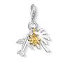 Charm Pendant "Palm Tree, Sun, Plane"