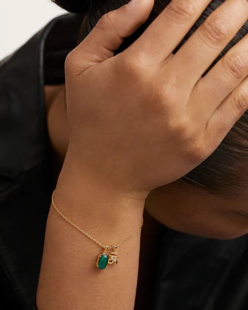 Malachite Transformation Charm