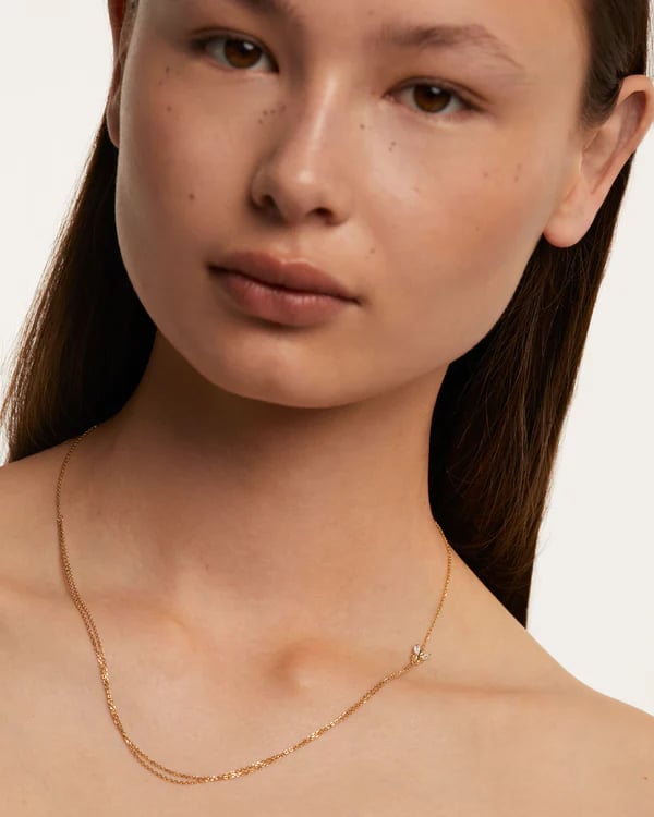Breeze Necklace Yellow Gold
