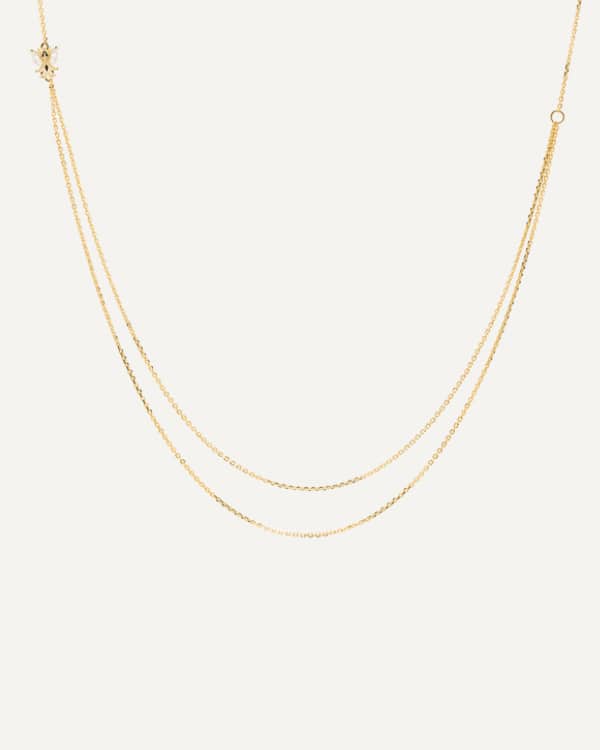 Breeze Necklace Yellow Gold