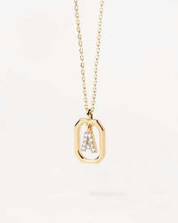 MINI LETTER A NECKLACE